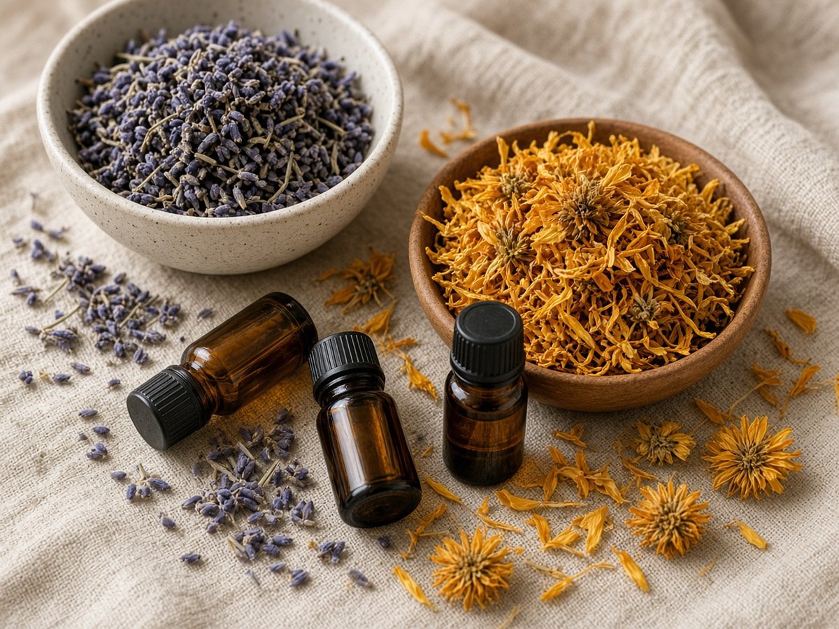 Essential oils and dried botanicals